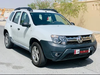 Renault  Duster  2018  Automatic  96,000 Km  4 Cylinder  Front Wheel Drive (FWD)  SUV  White  With Warranty
