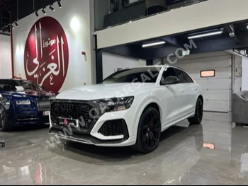 Audi  Q8  RS  2021  Automatic  32,000 Km  8 Cylinder  Four Wheel Drive (4WD)  SUV  White  With Warranty