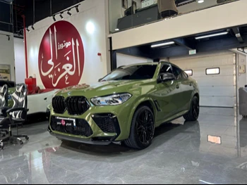BMW  X-Series  X6 M Competition  2021  Automatic  26,000 Km  8 Cylinder  Four Wheel Drive (4WD)  SUV  Green  With Warranty
