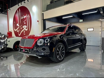  Bentley  Bentayga  2018  Automatic  5,000 Km  12 Cylinder  Four Wheel Drive (4WD)  SUV  Black and Red  With Warranty