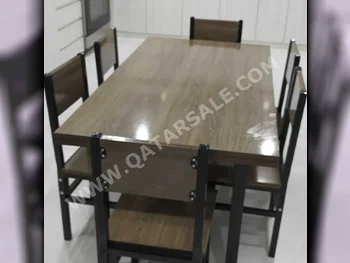 طاولة طعام مع كراسي  - خشبي  - الصين  - 6 مقاعد