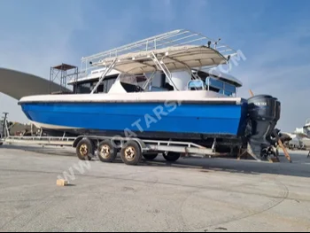 قوارب صيد وشراعية - حالول  - قطر  - 2020  - ازرق + ابيض