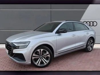 Audi  Q8  S-Line  2019  Automatic  32,000 Km  6 Cylinder  All Wheel Drive (AWD)  SUV  Silver  With Warranty