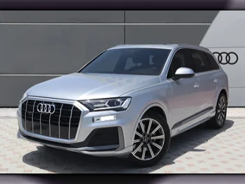 Audi  Q7  S-Line  2020  Automatic  53,000 Km  6 Cylinder  All Wheel Drive (AWD)  SUV  Silver  With Warranty
