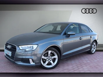 Audi  A3  1.4  2019  Automatic  87,000 Km  4 Cylinder  Front Wheel Drive (FWD)  Sedan  Gray