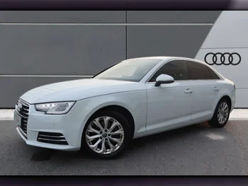 Audi  A4  2018  Automatic  82,000 Km  4 Cylinder  Front Wheel Drive (FWD)  Sedan  White