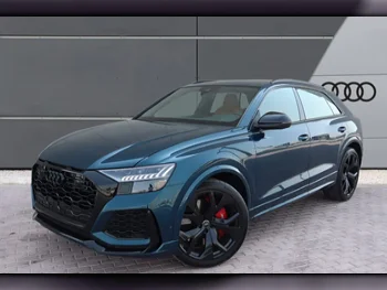 Audi  RSQ8  2021  Automatic  25,000 Km  8 Cylinder  All Wheel Drive (AWD)  SUV  Blue  With Warranty