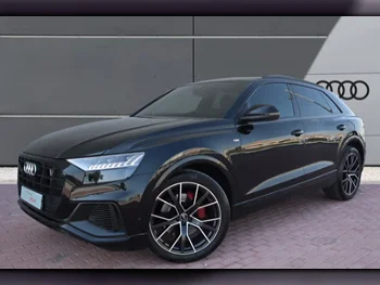 Audi  Q8  S-Line  2022  Automatic  7,000 Km  6 Cylinder  All Wheel Drive (AWD)  SUV  Black  With Warranty