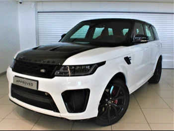Land Rover  Range Rover  Sport SVR  2022  Automatic  50 Km  8 Cylinder  Four Wheel Drive (4WD)  SUV  White  With Warranty