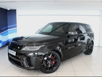 Land Rover  Range Rover  Sport SVR  2022  Automatic  13,000 Km  8 Cylinder  Four Wheel Drive (4WD)  SUV  Black  With Warranty