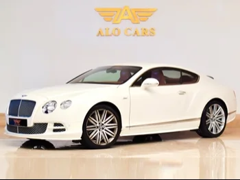 Bentley  Continental  GT Speed  2015  Automatic  52,600 Km  12 Cylinder  All Wheel Drive (AWD)  Sedan  White  With Warranty