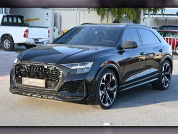 Audi  Q8  RS  2021  Automatic  58,000 Km  8 Cylinder  Four Wheel Drive (4WD)  SUV  Black  With Warranty