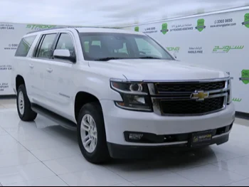 Chevrolet  Suburban  2016  Automatic  115,778 Km  8 Cylinder  Four Wheel Drive (4WD)  SUV  White  With Warranty
