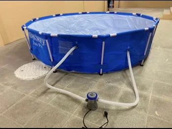 حمامات السباحة والألعاب المائية  - 2 سنة  - أزرق