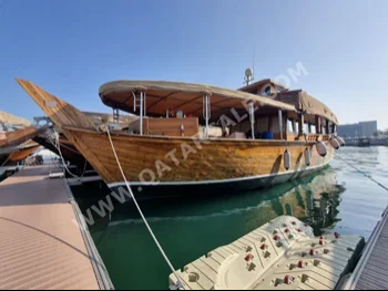 Wooden Boat Sanbuk Length 15 ft  Brown