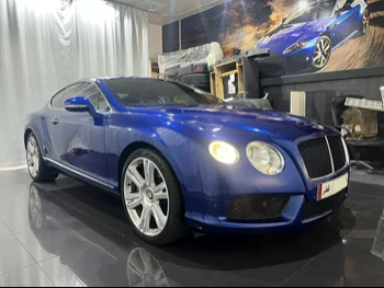  Bentley  Continental  2014  Automatic  80,000 Km  8 Cylinder  Rear Wheel Drive (RWD)  Coupe / Sport  Blue  With Warranty