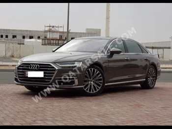 Audi  A8  2019  Automatic  46,000 Km  8 Cylinder  All Wheel Drive (AWD)  Sedan  Gray  With Warranty