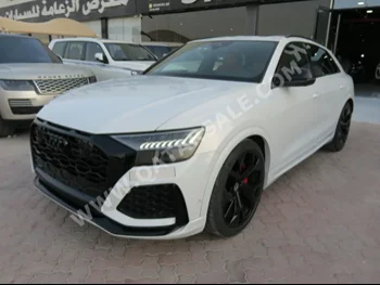 Audi  Q8  RS  2021  Automatic  48,000 Km  8 Cylinder  Four Wheel Drive (4WD)  SUV  White  With Warranty