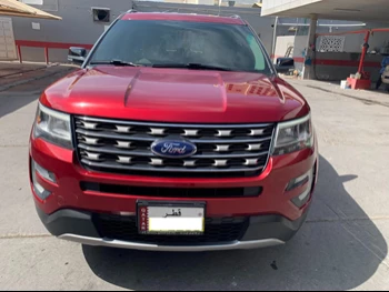 Ford  Explorer  XLT  2017  Automatic  92,600 Km  6 Cylinder  Four Wheel Drive (4WD)  SUV  Red