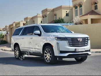  Cadillac  Escalade  Platinum  2021  Automatic  69,000 Km  8 Cylinder  Four Wheel Drive (4WD)  SUV  White  With Warranty