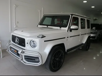 Mercedes-Benz  G-Class  63 AMG  2019  Automatic  120,000 Km  8 Cylinder  Four Wheel Drive (4WD)  SUV  White  With Warranty