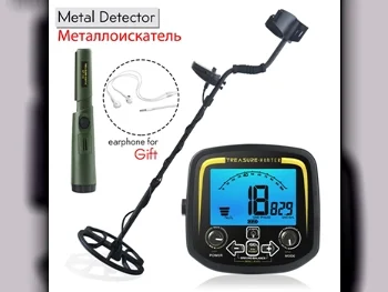 Metal Detector Black  GT-800  1.4 kg  150 CM  45 CM  132 CM  LCD Screen  Pinpoint Locating  Waterproof Coil  Backlight