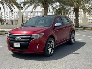 Ford  Edge  2013  Automatic  176,000 Km  6 Cylinder  All Wheel Drive (AWD)  SUV  Red  With Warranty