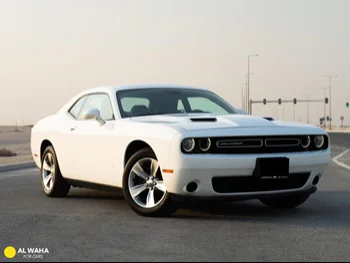 Dodge  Challenger  2018  Automatic  97,311 Km  6 Cylinder  Rear Wheel Drive (RWD)  Coupe / Sport  White  With Warranty