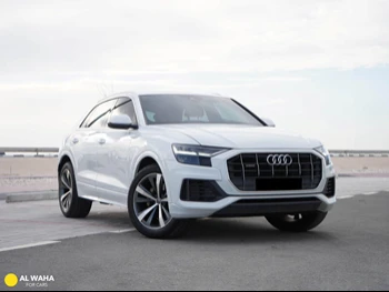 Audi  Q8  S-Line  2019  Automatic  66,000 Km  6 Cylinder  All Wheel Drive (AWD)  SUV  White