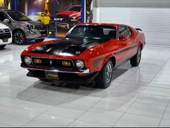Ford  Mustang  Boss 351  1971  Manual  84,000 Km  8 Cylinder  Rear Wheel Drive (RWD)  Coupe / Sport  Black and Red