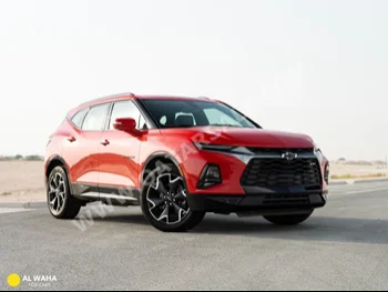 Chevrolet  Blazer  RS  2021  Automatic  33,000 Km  6 Cylinder  Four Wheel Drive (4WD)  SUV  Red  With Warranty