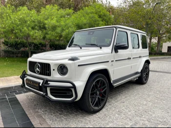 Mercedes-Benz  G-Class  63 Night Pack  2020  Automatic  83,000 Km  8 Cylinder  Four Wheel Drive (4WD)  SUV  White  With Warranty