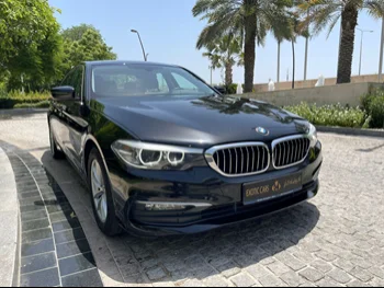 BMW  5-Series  520i  2018  Automatic  99,000 Km  4 Cylinder  Rear Wheel Drive (RWD)  Sedan  Black  With Warranty