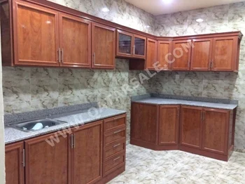 Kitchen Cabinets & Drawers - Red  - Qatar