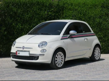 Fiat  500  Gucci  2012  Automatic  19,000 Km  4 Cylinder  Front Wheel Drive (FWD)  Hatchback  White