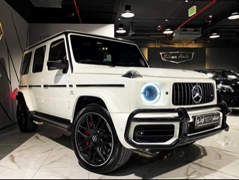 Mercedes-Benz  G-Class  63 AMG  2021  Automatic  47,000 Km  8 Cylinder  Four Wheel Drive (4WD)  SUV  White  With Warranty