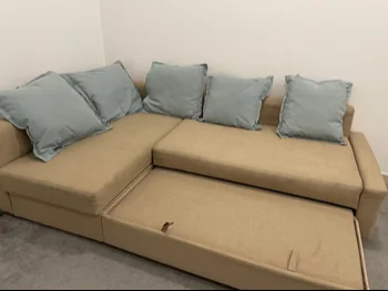 كنبة-سرير  - ايكيا  - اللون الرمادي  - سرير أريكة