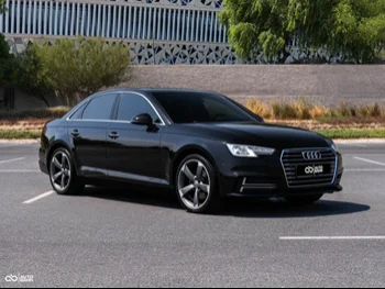 Audi  A4  2.0 T  2019  Automatic  90,000 Km  4 Cylinder  Front Wheel Drive (FWD)  Sedan  Black  With Warranty
