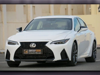 Lexus  IS  350 F Sport  2023  Automatic  500 Km  6 Cylinder  Front Wheel Drive (FWD)  Sedan  White  With Warranty