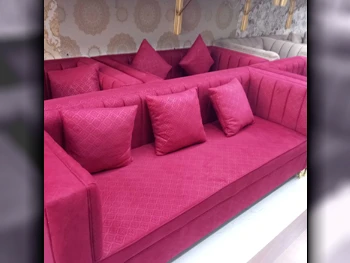 Sofas, Couches & Chairs Sofa Set  Velvet  Red