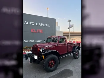Dodge  Power Wagon  1958  Automatic  0 Km  8 Cylinder  Rear Wheel Drive (RWD)  Pick Up  Red  With Warranty