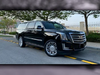 Cadillac  Escalade  ESV  2019  Automatic  60,000 Km  8 Cylinder  Four Wheel Drive (4WD)  SUV  Black  With Warranty