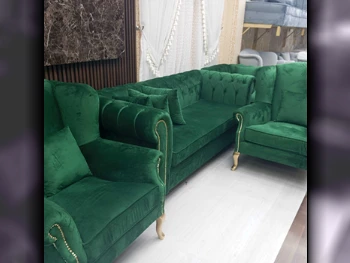 Sofas, Couches & Chairs Global Art  Sofa Set  Velvet  Green