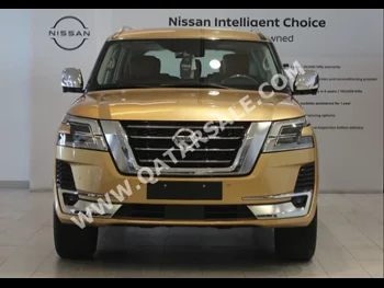 Nissan  Patrol  LE Platinum  2021  Automatic  22 Km  8 Cylinder  Four Wheel Drive (4WD)  SUV  Gold  With Warranty