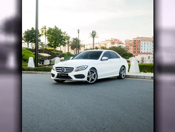 Mercedes-Benz  C-Class  200  2018  Automatic  94,000 Km  4 Cylinder  Rear Wheel Drive (RWD)  Sedan  White