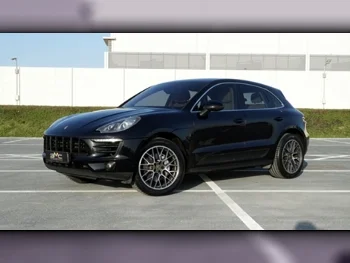 Porsche  Macan  S  2015  Automatic  86,000 Km  6 Cylinder  Four Wheel Drive (4WD)  SUV  Black  With Warranty