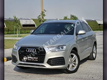 Audi  Q3  S Line  2016  Automatic  49,260 Km  4 Cylinder  All Wheel Drive (AWD)  SUV  Silver