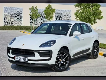 Porsche  Macan  2023  Automatic  9,000 Km  4 Cylinder  Four Wheel Drive (4WD)  SUV  White  With Warranty