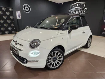 Fiat  500  2023  Automatic  7,000 Km  4 Cylinder  Front Wheel Drive (FWD)  Hatchback  White  With Warranty