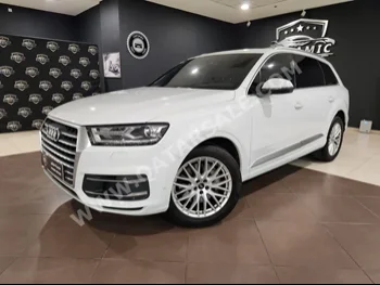 Audi  Q7  2019  Automatic  36,000 Km  6 Cylinder  Four Wheel Drive (4WD)  SUV  White  With Warranty